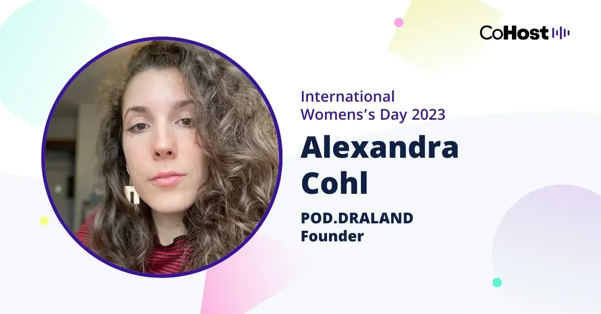 Alexandra Cohl, founder of POD.DRALAND.