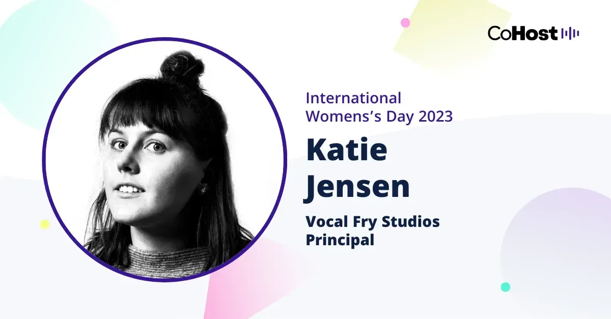 Katie Jensen, principal at Vocal Fry Studios.